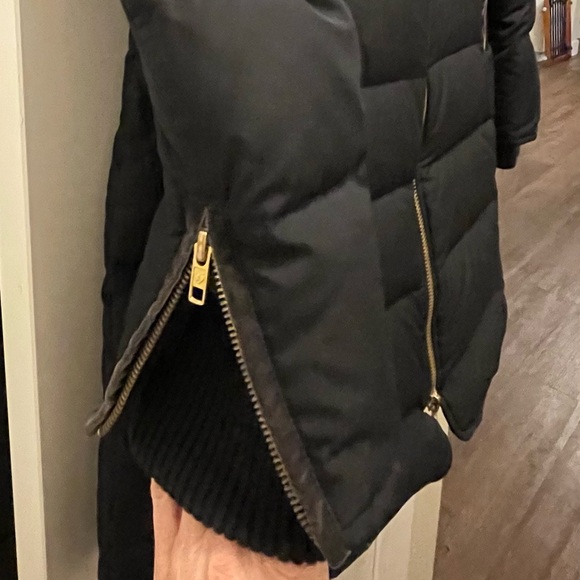 Juicy Couture long puffer coat in matte black - Picture 8 of 10